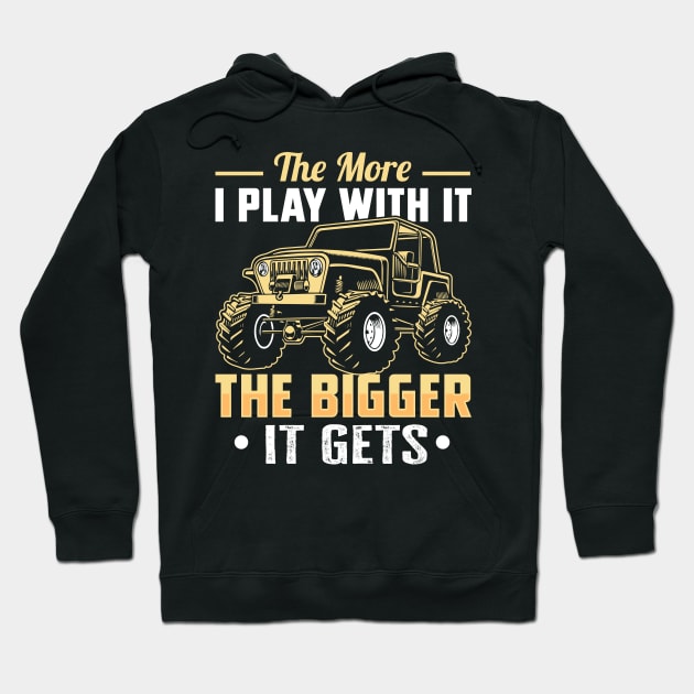 The More I Play With It the Bigger It Gets Hoodie by TheDesignDepot